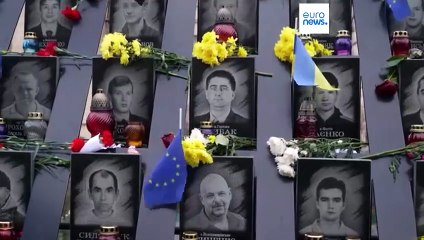 Ukraine remembers Maidan square massacre 10 years on