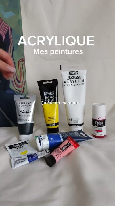 Les peintures que j’utilise !