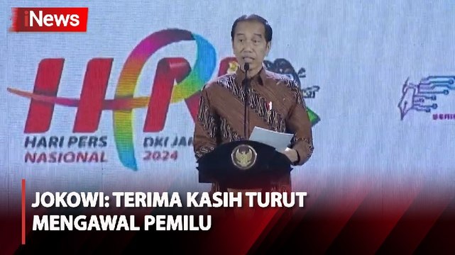 Hadiri Puncak Hari Pers Nasional 2024, Jokowi: Jadikan Pers Pilar Demokrasi