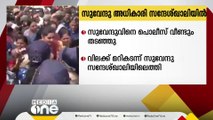 പശ്ചിമ ബംഗാളിലെ സന്ദേശ്ഖാലിയിൽ സംസ്ഥാന പ്രതിപക്ഷ നേതാവ് സുവേന്ദു അധികാരിയെ തടഞ്ഞ് പൊലീസ്