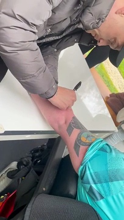 Newcastle United fan from South Tyneside gets Kieran Trippier autograph tattoo