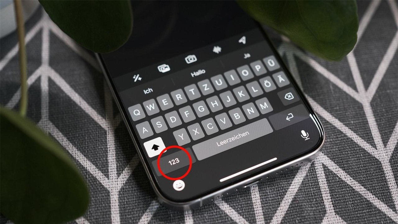 Für iphone und android: »123-taste gedrückt halten« ist einer der praktischsten shortcuts