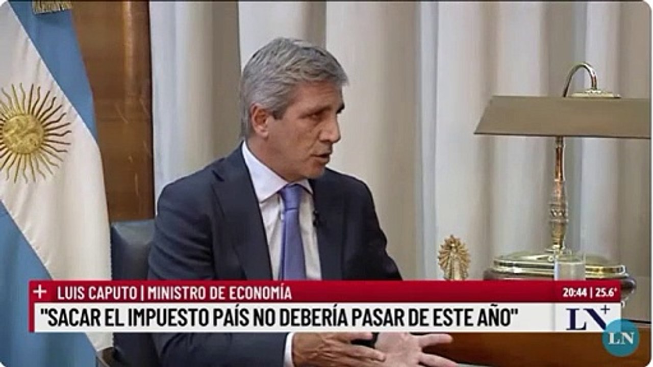 Caputo sobre dólar y cepo