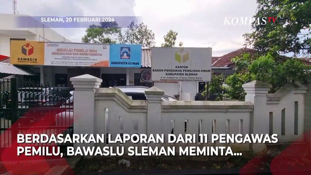 Bawaslu Sleman Minta Pemungutan Suara Ulang di Sejumlah TPS