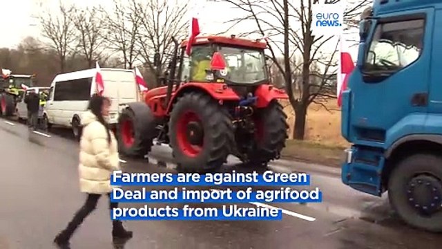 Polish farmers block Ukraine's border as protests intensify against non-EU imports