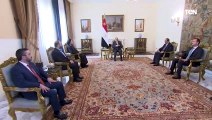 الرئيس عبد الفتاح السيسي يستقبل رئيس تيار الحكمة الوطني العراقي