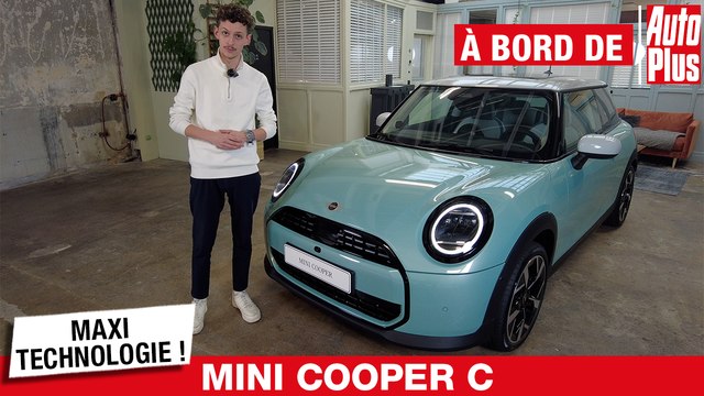 MINI COOPER C : mini citadine mais MAXI TECHNOLOGIE ! - à bord de
