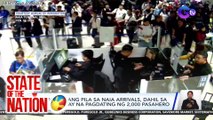 BI: Mahabang pila sa NAIA arrivals, dahil sa sabay-sabay na pagdating ng 2,000 pasahero