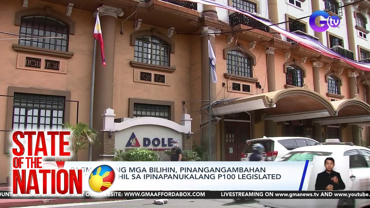 Pagmahal ng mga bilihin, pinangangambahan ng DOLE dahil sa ipinapanukalang P100 legislated wage hike | SONA
