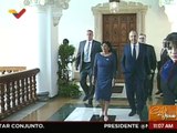 Vpdta. Ejecutiva Delcy Rodríguez recibe al Canciller de la Federación de Rusia, Serguéi Lavrov