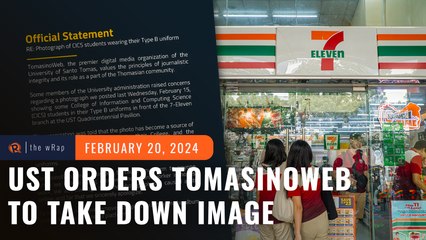 UST orders TomasinoWeb to take down photo ‘ridiculing’ students