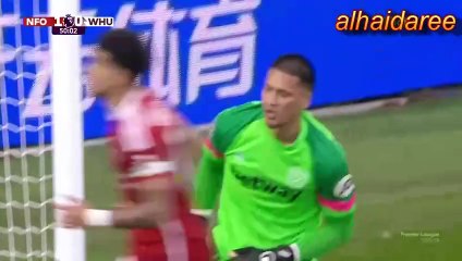 NOTTINGHAM FOREST   2-0   West Ham         Awoniyi . Odoi .         2024-2-17