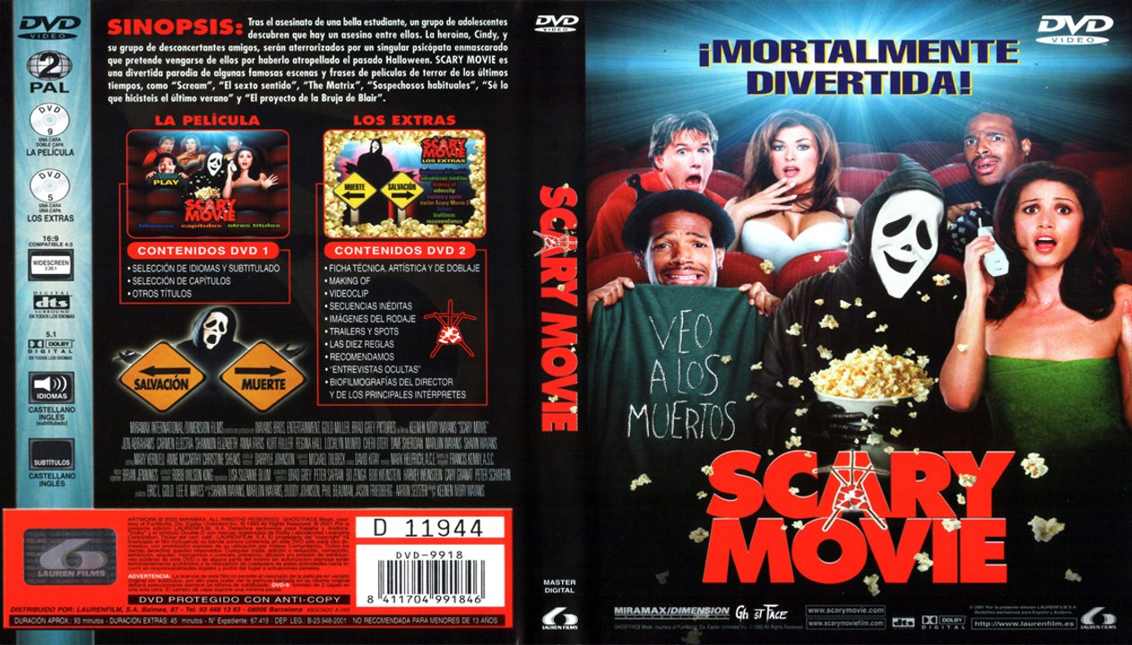 SCARY MOVIE (2000) - Tráiler Español [DVD][Castellano 2.0]
