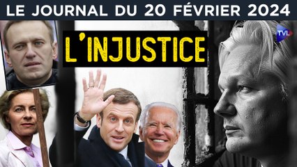 Julian Assange / Alexeï Navalny : les bons et les méchants de l’Occident - JT du mardi 20 février 2024