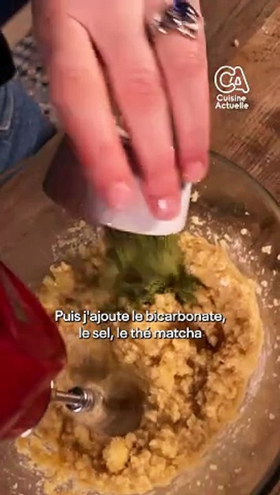 CUISINE ACTUELLE - Cookies au thé matcha et chocolat blanc