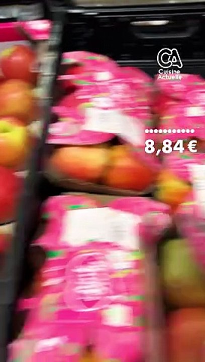 Des courses pour 50€ au supermarché en hiver