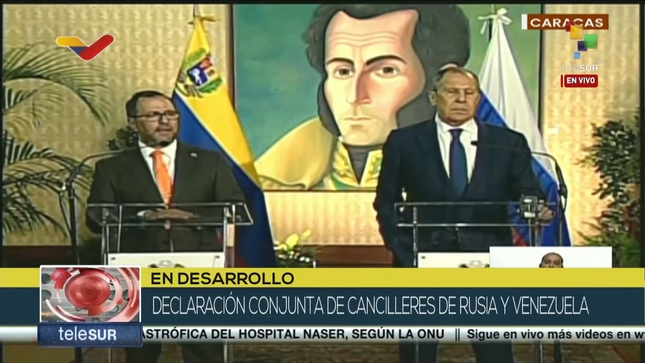 Cancilleres de Venezuela y Rusia ofrecen declaraciones sobre el estado de las relaciones bilaterales