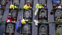 شاهد: أوكرانيا تحيي الذكرى العاشرة لسقوط قتلى 