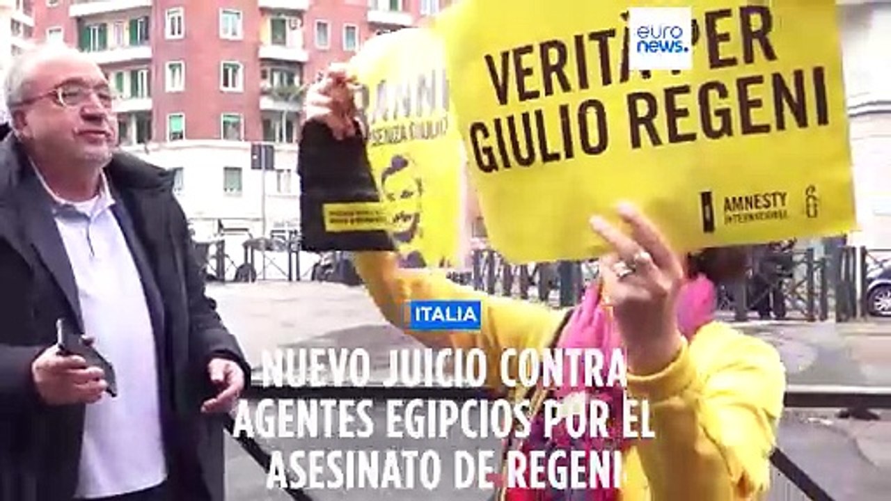 Arranca el juicio contra los agentes egipcios acusados del asesinato del estudiante italiano Regeni