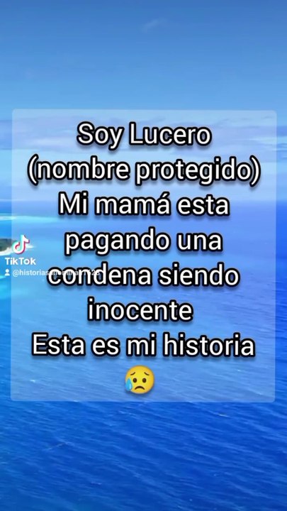 Lucero-historias de personas contandonos sus experiencias de forma anónimas conocelas ya!!