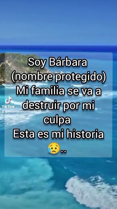 Bárbara-historias de personas contandonos sus experiencias de forma anónimas conocelas ya!!