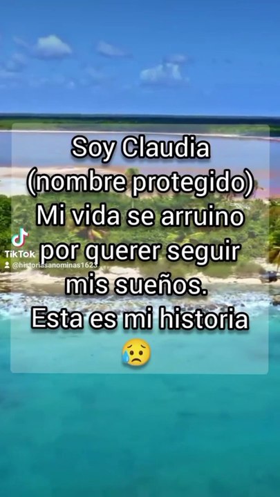 Claudia-historias de personas contandonos sus experiencias de forma anónimas conocelas ya!!