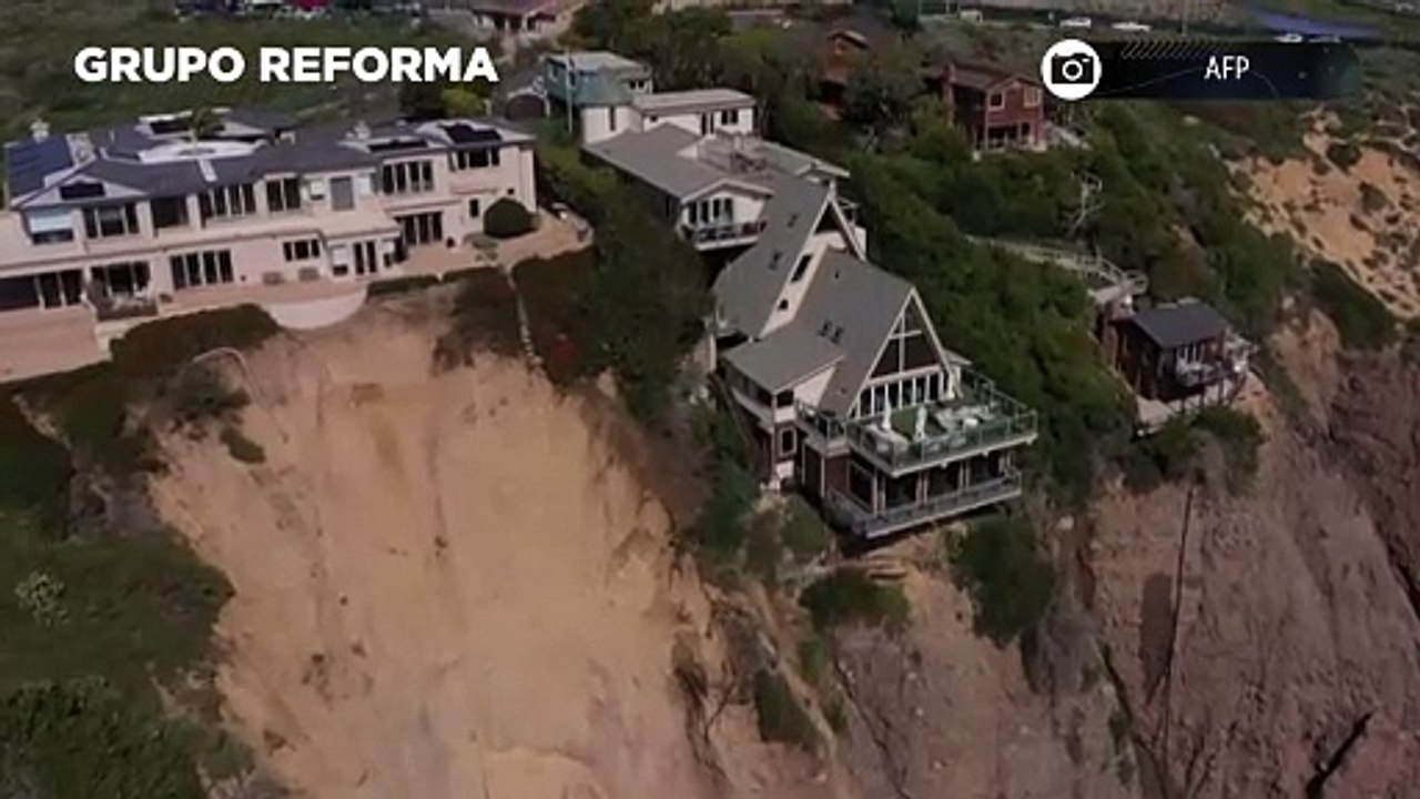 Derrumbe en California