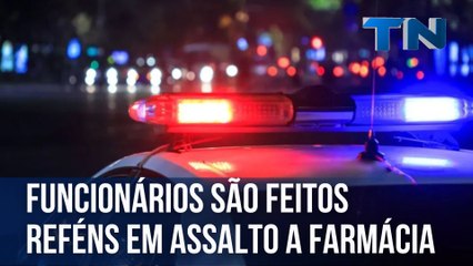 Funcionários são feitos reféns em assalto a farmácia na Grande Vitória