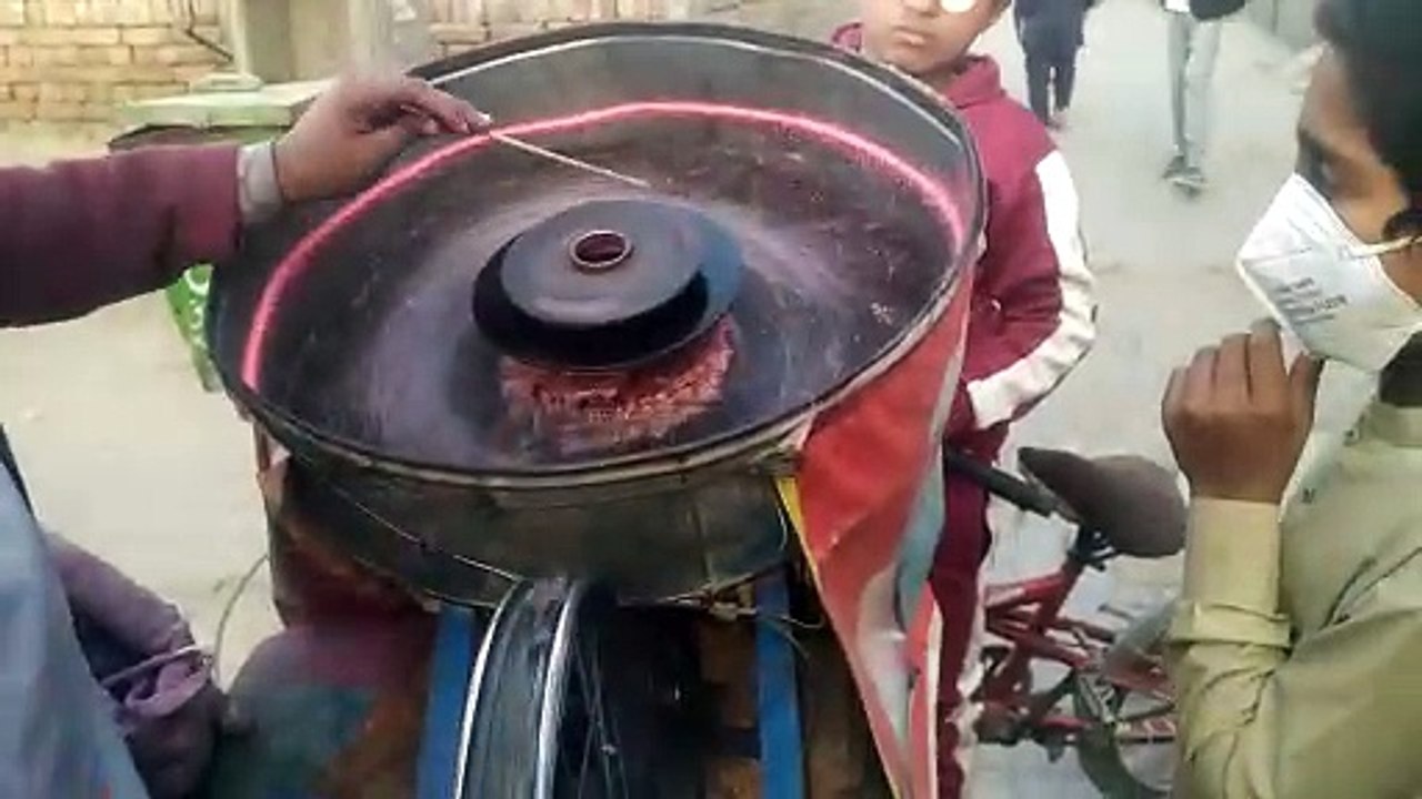 How to make cotton canday with sugar in asia