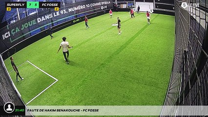 Faute de Hakim benakouche - FC FOSSE