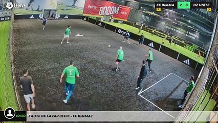 Faute de Lazar BECIC - FC Dimmat