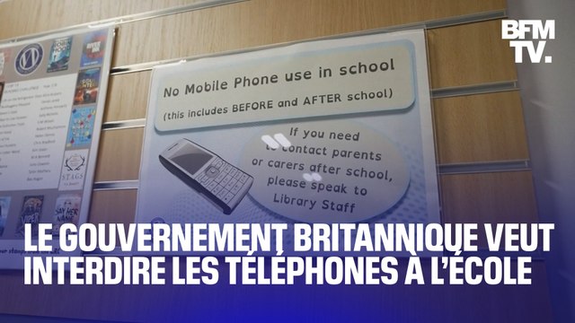 Royaume-Uni: le gouvernement souhaite interdire les téléphones portables à l’école