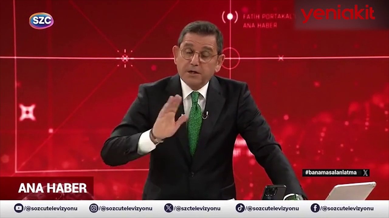 Fatih Portakal canlı yayında CHP'ye verdi veriştirdi! 'Yazıklar olsun'