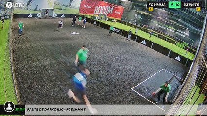 Faute de Darko ILIC - FC Dimmat