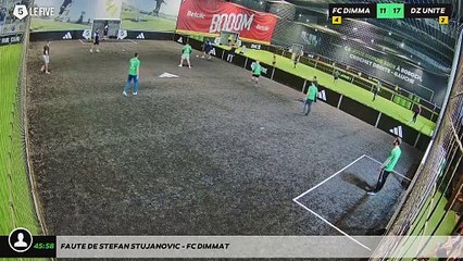 Faute de Stefan Stujanovic - FC Dimmat