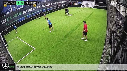 Faute de Kaan BEYAZ - FC MIKOU