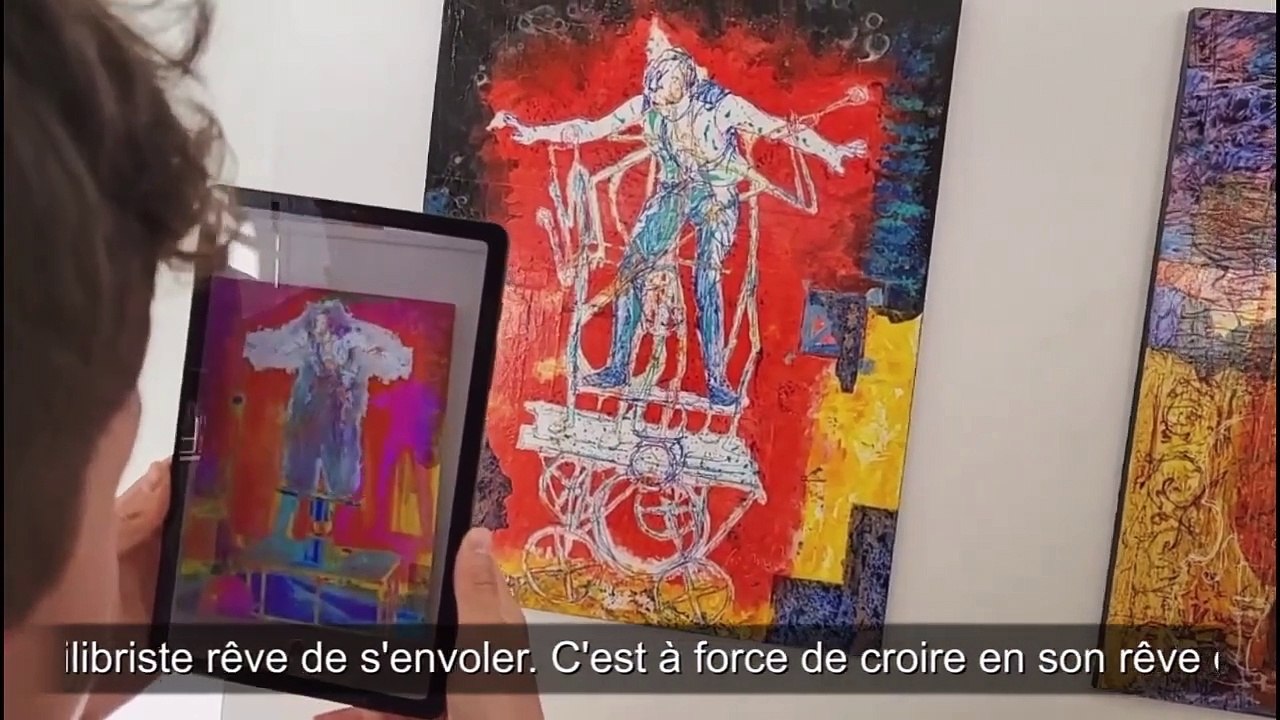 Visite guidée de l'exposition Alain MARC Invisibles mémoires à l'artothèque de l'Aveyron.