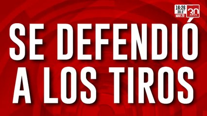 Le quisieron robar a policía: se defendió a los tiros