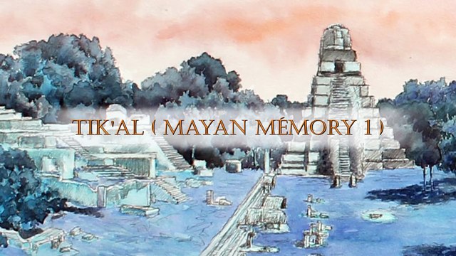 Du carnet de voyage à la Réalité augmentée : processus créatif de l'aquarelle dématérialisée Tik'al (Mayan mémory 1)