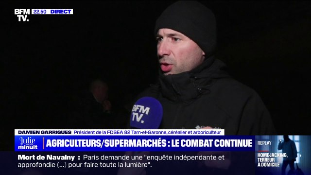 On ne veut pas des aides, on veut vivre de notre travail : Damien Garrigues (président de la FDSEA 82) dénonce les marges de la grande distribution sur les produits agricoles