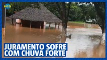 Município do Norte de Minas em emergência por causa da seca sofre com a chuva