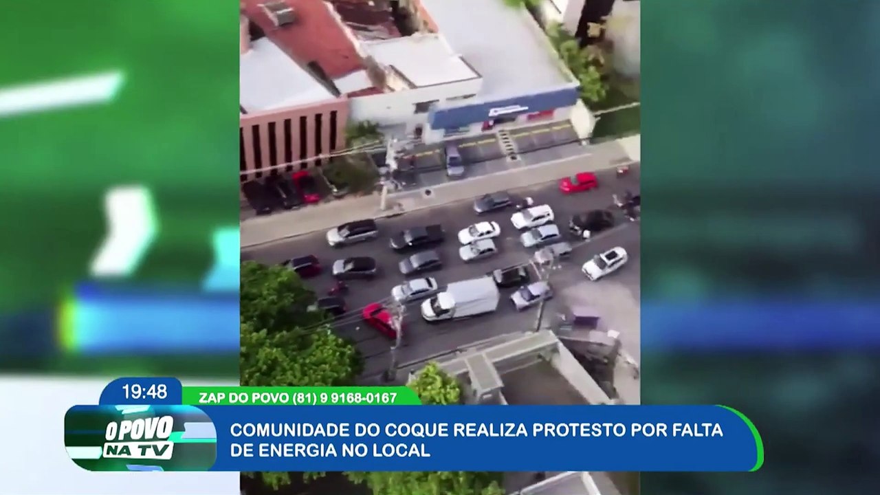 MORADORES DO COQUE FAZEM PROTESTO POR CAUSA DA FALTA DE ENERGIA