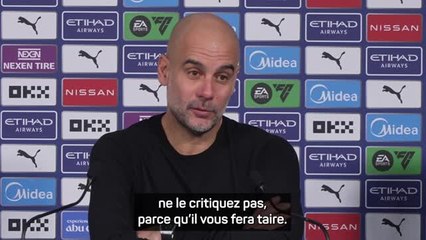 18e j. (en retard) - Guardiola : "Haaland ? Ne critiquez jamais un grand buteur !"