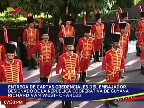 Pdte. Maduro recibe cartas credenciales de embajador de la Rep. Coop. de Guyana, Richard Van West