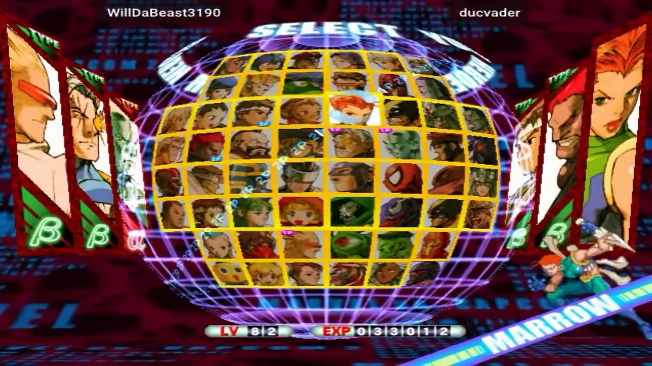 Marvel vs Capcom 2- New Age of Heroes - WillDaBeast3190 vs ducvader