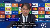 Inter - Inzaghi espère ne perdre Thuram que “pour une courte période”