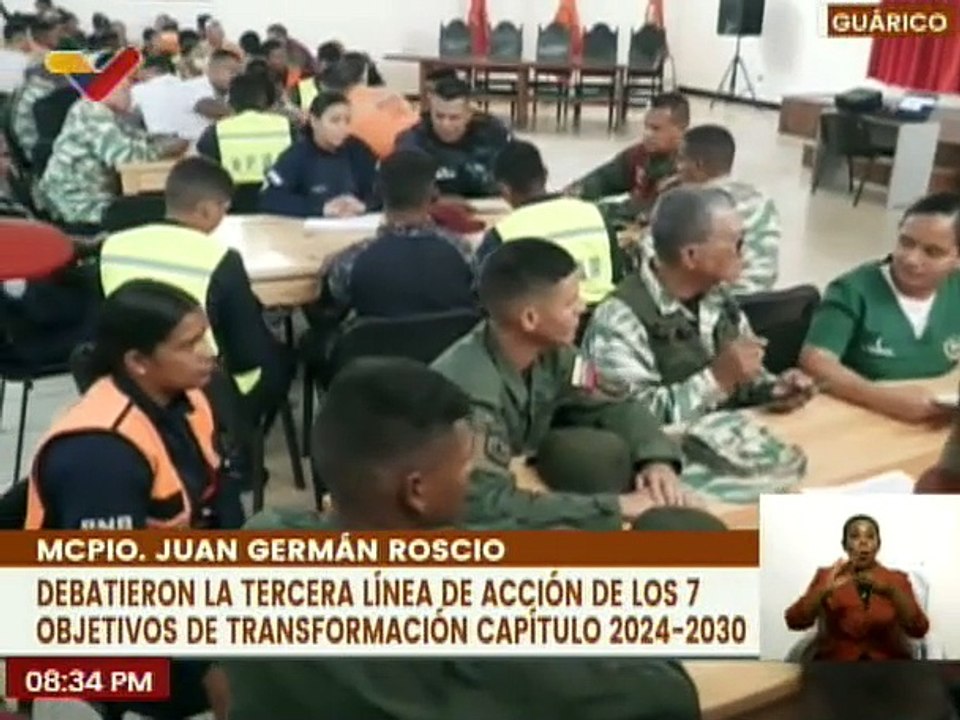 Guárico | FANB y Poder Popular debatieron tercera línea de acción de las 7T