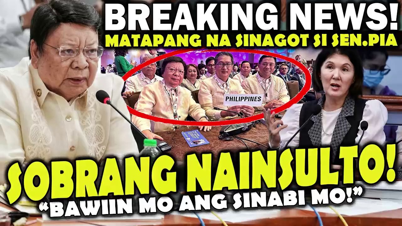 Marcoleta nainsulto kay Pia Cayetano! Marcoleta matapang na sinagot si Sen.Pia sa tobacco issue