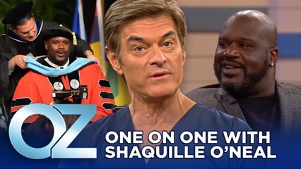 Shaquille O’Neal on Getting His Ph.D. and Overcoming His Stutter | Oz Celebrity