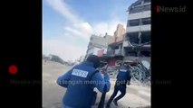 Video Detik-Detik Jurnalis di Gaza Lari Kepanikan, Ngaku Jadi Target Serangan Israel